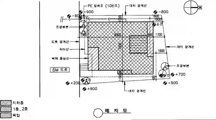 암사동 433-42 배치도 이미지